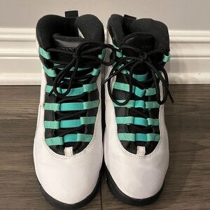 Air Jordan 10 Retro- White-Verde